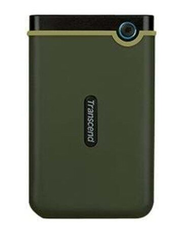 Transcend StoreJet 25M3 2TB Ekstern Harddisk USB 3.2 Sjokkresistent Militærgrønn Transcend StoreJet 25M3 2TB Ekstern Harddisk USB 3.2 Sjokkresistent Militærgrønn