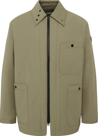 Replay Regular Synthetic Component Jacket Brown L