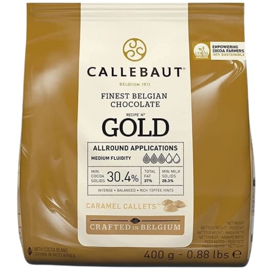 Callebaut Sjokolade Gull 400g | Slikkepott.No