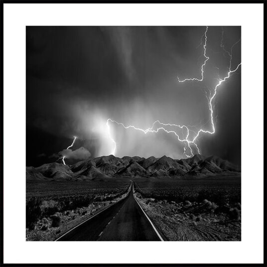On the Road with the Thunder Gods Poster Plakat / 40x40cm