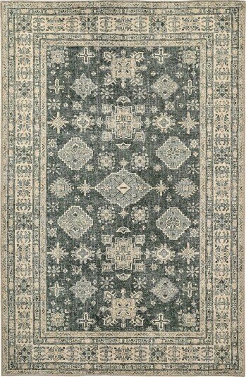 Flatvevd teppe Zuleina grønn Størrelse: 190 x 280 cm