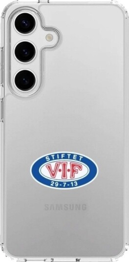 Phonecases3D Samsung Galaxy S25 VIF Clear case -mobildeksel, hvit
