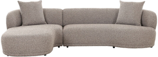 Kingston sofa med 2 puter venstrevendt brun. Kingston sofa med 2 puter venstrevendt brun.