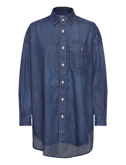 Polo Ralph Lauren Oversize Fit Denim Shirt - Blue - XL