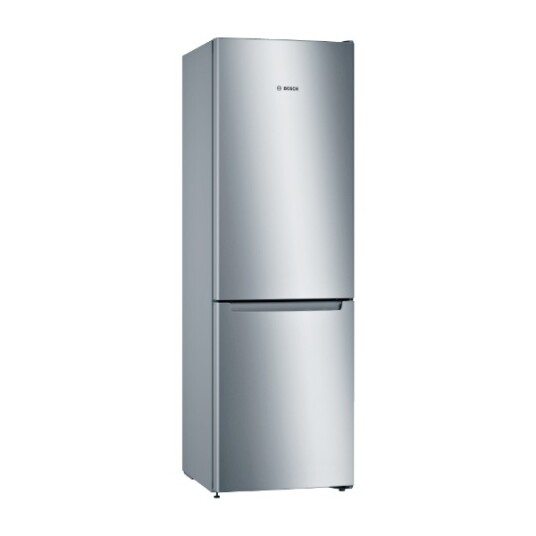 Bosch KGN36NLEA Frittstående Kombiskap med NoFrost og MultiBox 186 cm Rustfritt Stål
