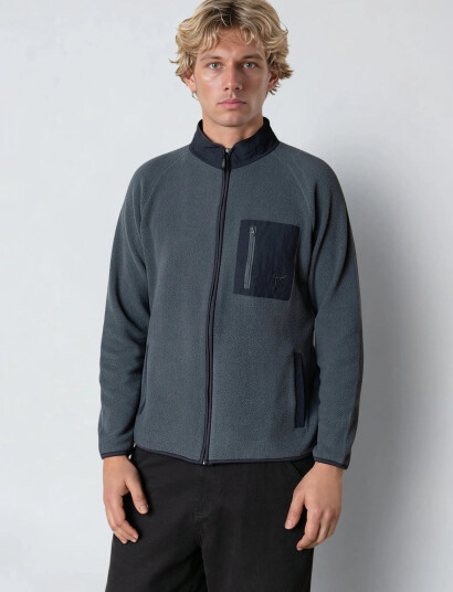 Fat Moose Will Fleece - Grey - XL Fat Moose Will Fleece - Grey - XL