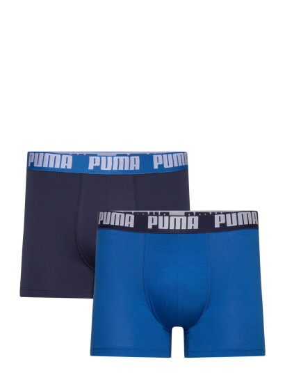 PUMA Puma Men Everyday Basic Boxers 2P - Blue - M PUMA Puma Men Everyday Basic Boxers 2P - Blue - M