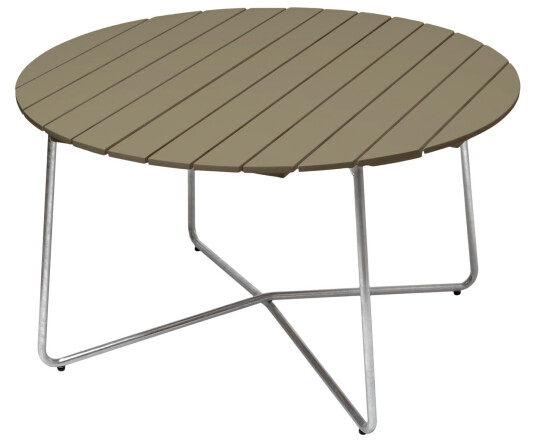 Grythyttan Stålmöbler Bord 9A Lysegrønn lakkert eik/galvanisert stål 120 cm Grønn