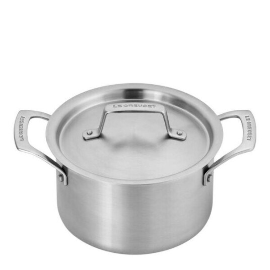 Le Creuset Essential 3 Ply dyp gryte 18 cm 2,8L m/lokk Le Creuset Essential 3 Ply dyp gryte 18 cm 2,8L m/lokk