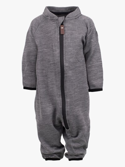 Lindberg Rocco Merino Babydress Grey Melange 62