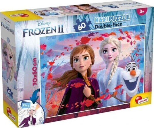 Double-sided 60el Maxi Puzzle Frozen 2 72286 LISCIANI