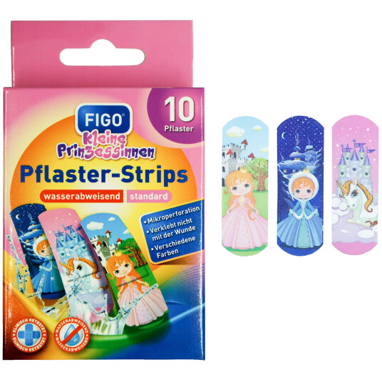 Figo barnegips Små Princesses 10 pcs. Figo barnegips Små Princesses 10 pcs.