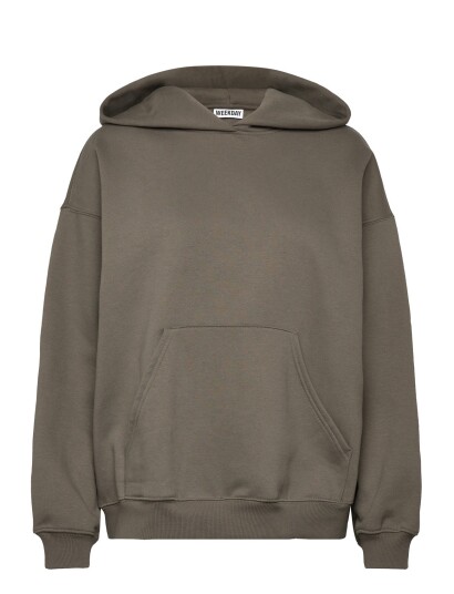Weekday Oversized Heavyweight Hoodie Khaki green M