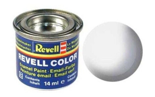 Revell enamel paint # 301-White silk Matt