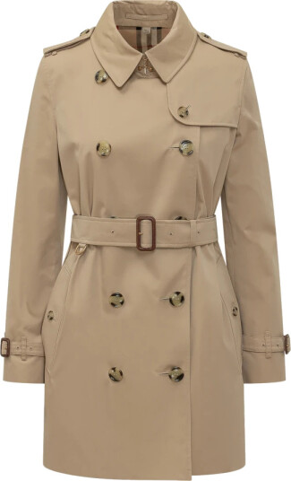 Burberry Dame Frakker Gul S,