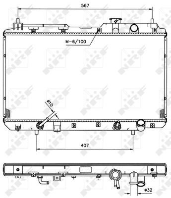 Radiator NRF 53507