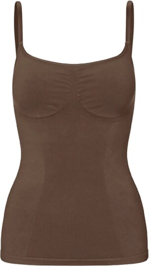 LYKKELAND ateliér Second Skin Cami Top Chocolate CHOCOLATE 38 40