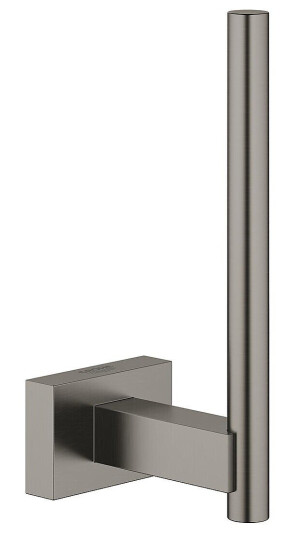 Grohe Essentials Cube toalettrullholder Brushed Hard Graphite Grohe Essentials Cube toalettrullholder Brushed Hard Graphite