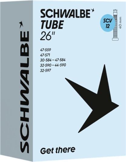 Schwalbe slange 26" (25/40-559) SCV Clik ventil SCV12