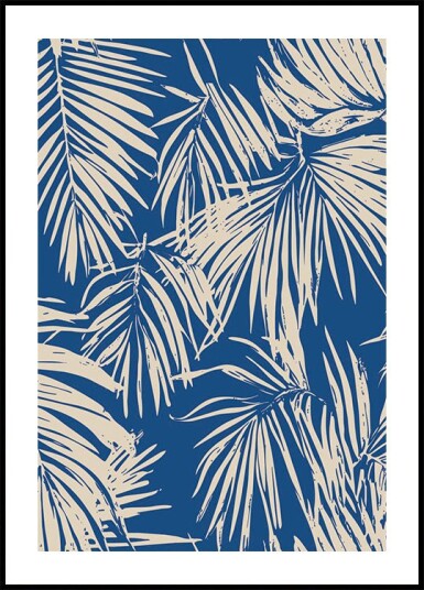 Palm Leaves Pattern Plakat Plakat / 21x30cm
