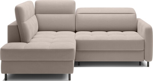Masuo Sovesofa med Sjeselong 3 seter Beige