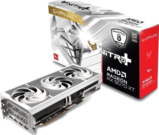 Sapphire Radeon RX 9070 XT PhantomLink 16GB GDDR6 Grafikkort