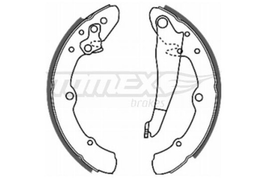 Bremsesko sett TOMEX Brakes TX 20 25