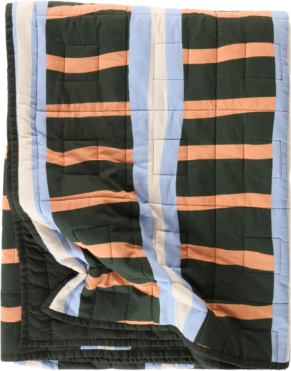MIMI'S sengeteppe Svart/multi 90X130
