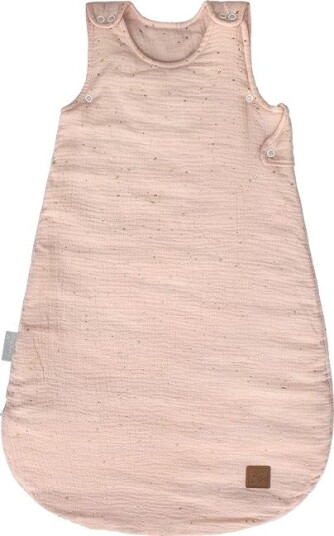 Babysteps Musselin Nattpose 2,5tog 0-12mnd Sepia Rose Gold Dots
