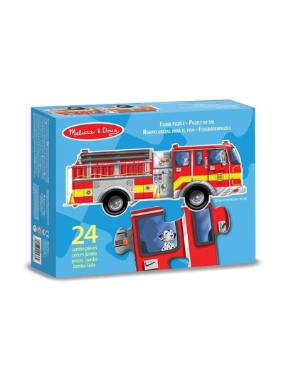 Melissa & Doug 24 Pcs Floor Puzzle Giant Fire Engine Gulv Melissa & Doug 24 Pcs Floor Puzzle Giant Fire Engine Gulv