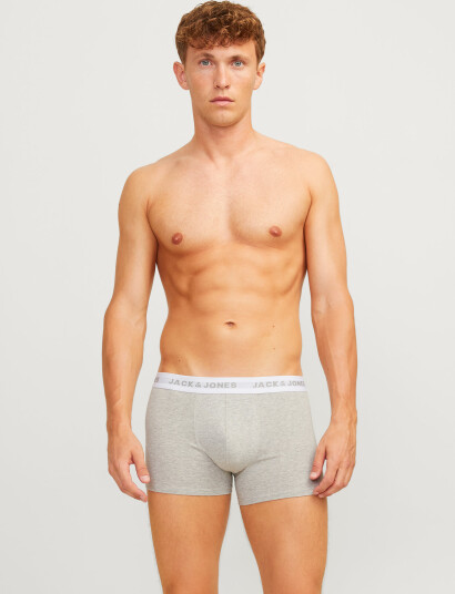 Jack & Jones Jacbasic Trunks 7 Pack Noos - Grey - M Jack & Jones Jacbasic Trunks 7 Pack Noos - Grey - M