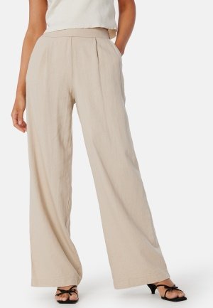VILA Vijolanda High Waist pleated pants Feather Gray 34