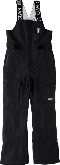 ColourWear Women Slash Bib Pants Black L ColourWear Women Slash Bib Pants Black L