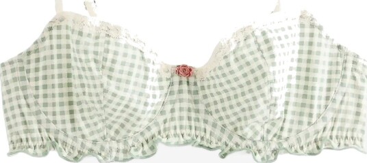 Lindex Senna Unpadded Bra LIGHT DUSTY GREEN 85 B