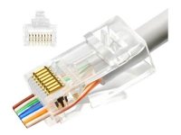Lanview - Nettverkkontakt - RJ-45 (hann) - UTP - CAT 6a (en pakke 50)