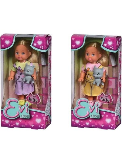 SIMBA DICKIE GROUP Evi LOVE Kitty Doll 12cm Assorted