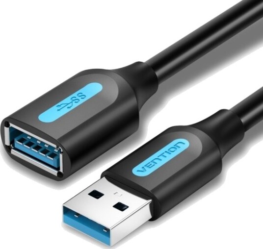 Vention Usb 3.0-Kabel Hann Til Hunn 2 M Sort Cbhbh