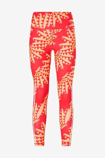adidas Sport Performance - Treningstights adidas x Farm Rio 7/8 Tights - Rød