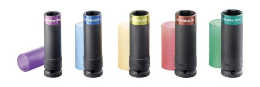Facom Nsi.5Lpb Topnøgle-Knarre-Sæt 1/2 (12,5 Mm) 5 Dele Nsi.5Lpb