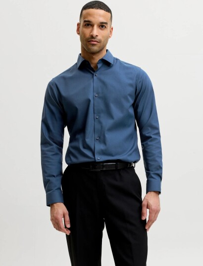 Jack & Jones Jprblaparker Shirt L/S Noos Navy XXL