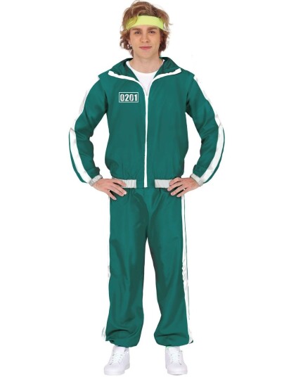 Squid Game Inspirert Track Herrekostyme Strl XL