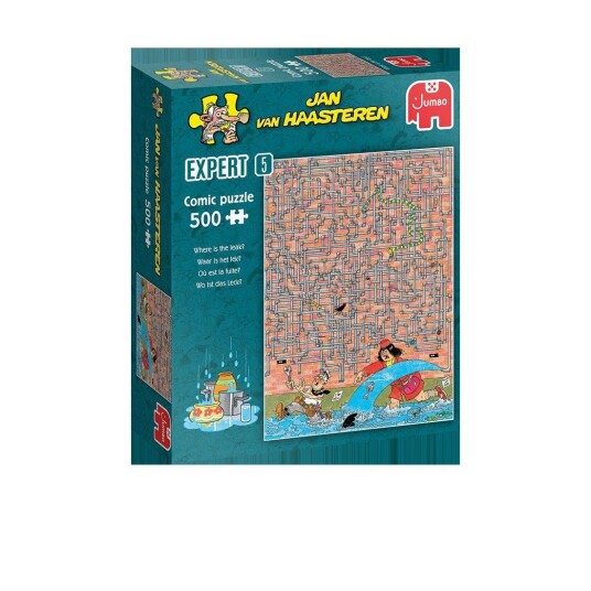 Jan Van Haasteren Jigsaw Puzzle Expert 05 Where Is The Leak? 500pcs. Gulv