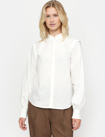 Soft Rebels Srindia Shirt Solid - White - XS Soft Rebels Srindia Shirt Solid - White - XS