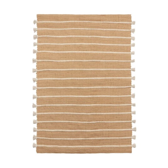 Broste Copenhagen Ezra teppe 140x200 cm Naturlig off-white