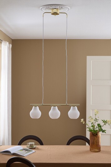 Ellos Home   Taklampe Sophia 3 L   Hvit