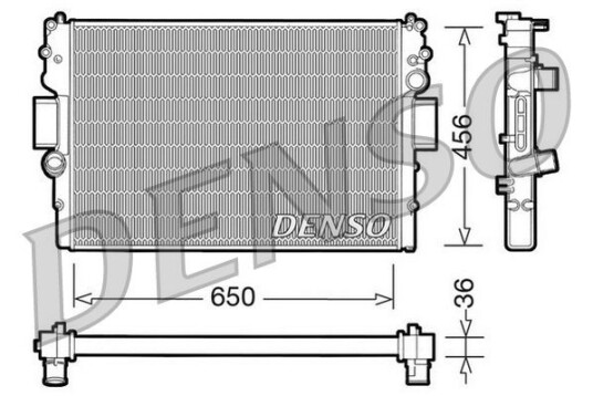 Radiator DENSO DRM12007