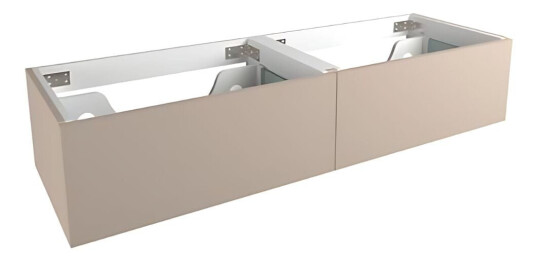Vikingbad Servantskap Trend MIE Demi- Mål: B(120-180)Xh46xd29 cm Varm Beige / 140cm Dobbel Vikingbad Servantskap Trend MIE Demi- Mål: B(120-180)Xh46xd29 cm Varm Beige / 140cm Dobbel
