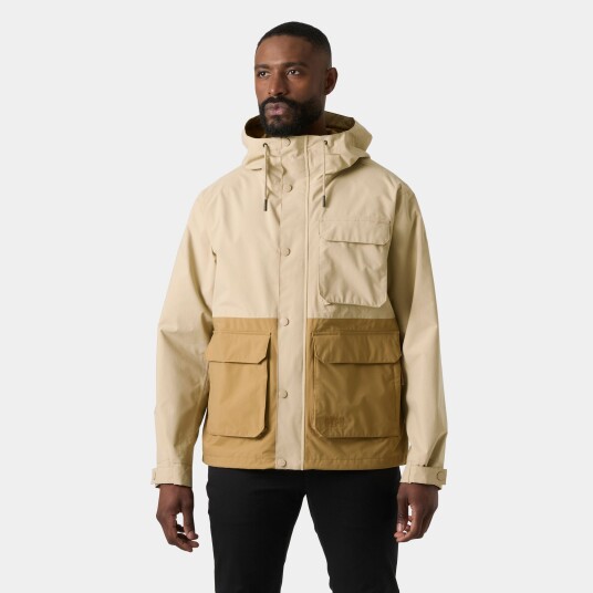 Helly Hansen Escape Utility Regnjakke Herre Brun M Helly Hansen Escape Utility Regnjakke Herre Brun M