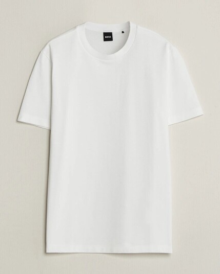 Boss BLACK Thompson Structured T Shirt White