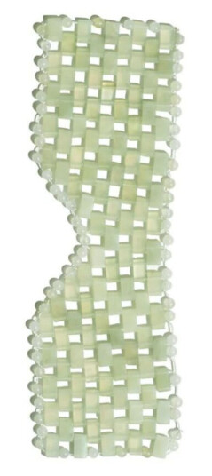 Earth Harbor Island Jade Gemstone Eye Mask